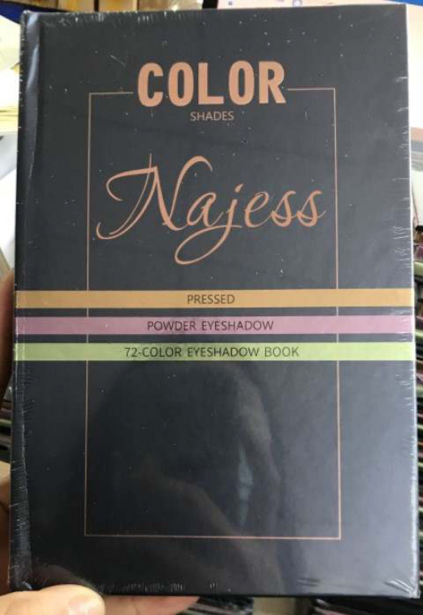Najess 72 Color Eyeshadow Book